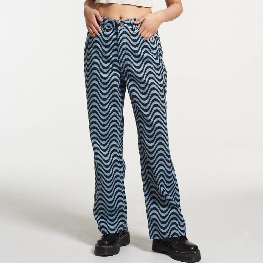 NWT Urban Outfitters Ragged Zig Zag Jeans